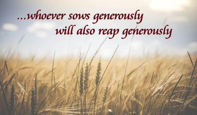 Generously Reformed Giving Generously - The Light of Christ Journey